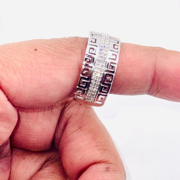 Men’s real diamond custom luxury wedding band engagement ring free appraisal HOT - Picture 4 of 5